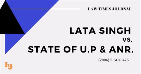 lata singh vs state of up